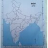 India Political Practice Map A4 SIZE