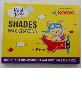 Korex Shades Wax Crayons 10 N
